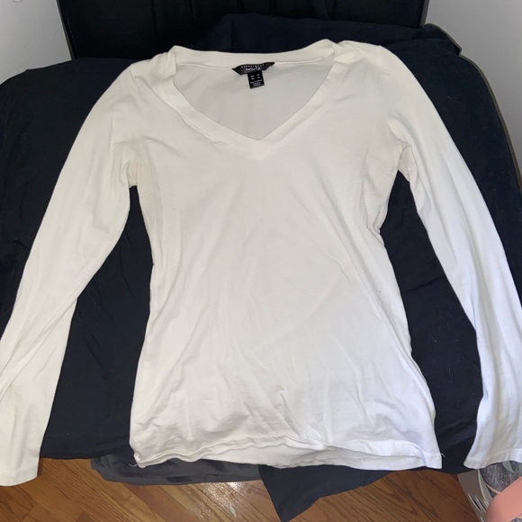White long sleeve tee / 3 for $17!!! - Picture 3 of 3